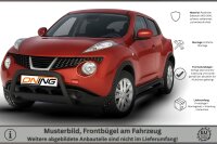 Frontbügel mit Querstreben für Nissan Juke 2010-2014 SCHWARZ 60mm Edelstahl Gutachten