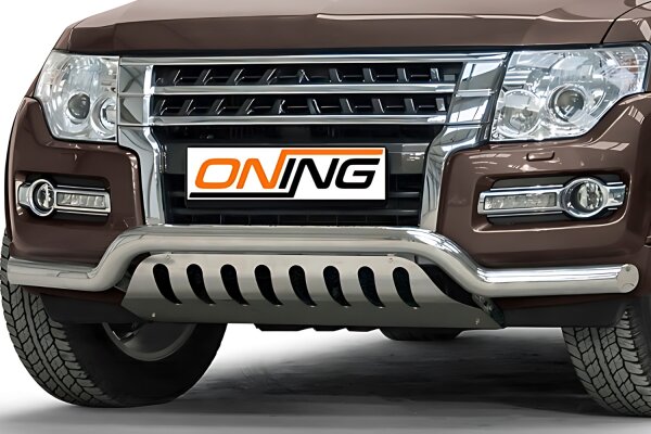 Frontbügel mit Unterfahrschutz für Mitsubishi Pajero V80 2015- 70mm breit