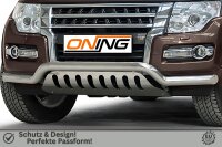 Frontbügel mit Unterfahrschutz für Mitsubishi Pajero V80 2015- 70mm breit