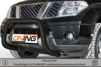 Frontbügel für Nissan Navara D40 2005-2010 SCHWARZ 70mm Frontschutzbügel Gutachten
