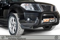 Frontbügel für Nissan Navara D40 2005-2010 SCHWARZ 70mm Frontschutzbügel Gutachten