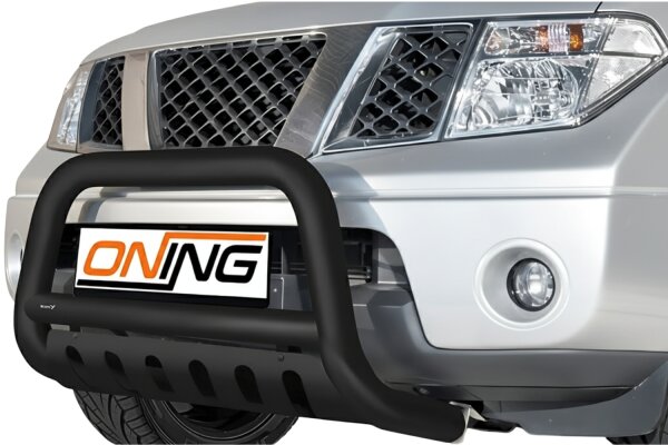 Frontbügel Unterfahrschutz für Nissan Navara D40 2.5dCi 10-15 SCHWARZ 70mm
