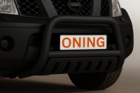 Frontbügel Unterfahrschutz für Nissan Navara D40 2.5dCi 10-15 SCHWARZ 70mm