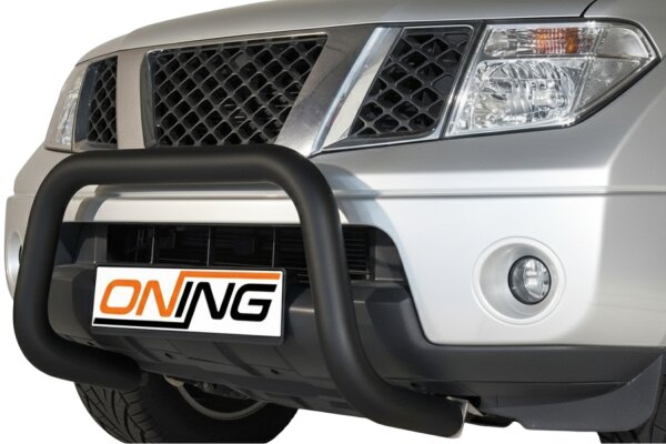 Frontbügel für Nissan Navara D40 2.5dCi 2010-2015 SCHWARZ 70mm Gutachten