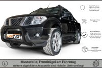 Frontbügel für Nissan Navara D40 2.5dCi 2010-2015 SCHWARZ 70mm Gutachten