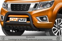 Frontbügel Unterfahrschutz für Nissan NP300 Navara 2015- SCHWARZ 70mm
