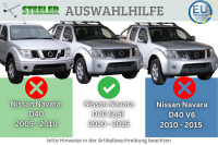 Frontbügel Unterbodenschutz für Nissan Navara D40 2.5dCi 10-15 70mm