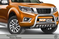 Frontbügel mit Unterfahrschutz für Nissan NP300 Navara 2015- 70mm Gutachten