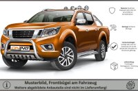 Frontbügel mit Unterfahrschutz für Nissan NP300 Navara 2015- 70mm Gutachten