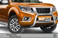 Frontbügel mit Querstreben für Nissan NP300 Navara 2015- 70mm Gutachten