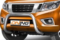 Frontbügel für Nissan NP300 Navara 2015- 70mm Frontschutzbügel Gutachten