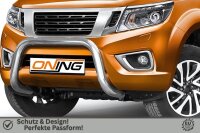 Frontbügel für Nissan NP300 Navara 2015- 70mm Frontschutzbügel Gutachten