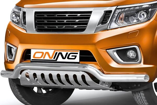 Frontbügel mit Unterfahrschutz für Nissan NP300 Navara 2015- 70mm breit