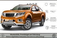 Frontbügel mit Unterfahrschutz für Nissan NP300 Navara 2015- 70mm breit