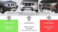 Frontbügel für Nissan NP300 Navara D231 ab 2016 Ø63mm mit Gutachten