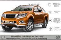 Frontbügel für Nissan NP300 Navara 2015- 70mm breit Gutachten