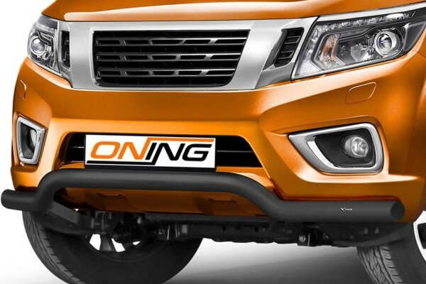 Frontbügel für Nissan NP300 Navara 2015- SCHWARZ 70mm breit Gutachten
