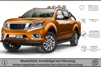 Frontbügel für Nissan NP300 D23 Navara 2015- SCHWARZ 70mm breit Gutachten