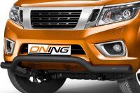 Frontbügel für Nissan NP300 Navara 2015- SCHWARZ 70mm breit Gutachten