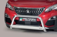 Frontschutzbügel für Peugeot 3008 SUV ab 2018 63mm mit Gutachten Edelstahl