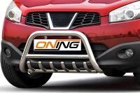 Frontbügel mit Unterbodenschutz für Nissan Qashqai 2010-2013 60mm Gutachten