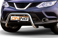 Frontbügel für Nissan Qashqai 2013-2017 60mm Frontschutzbügel Gutachten