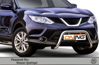 Frontbügel für Nissan Qashqai 2013-2017 60mm Frontschutzbügel Gutachten