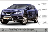 Frontbügel für Nissan Qashqai 2013-2017 60mm Frontschutzbügel Gutachten
