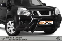 Frontbügel für Nissan X-Trail T31 2007-2010 SCHWARZ 70mm Frontschutzbügel