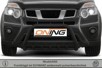 Frontbügel mit Unterbodenschutz für Nissan X-Trail T31 2010-2014 SCHWARZ 70mm Gutachten