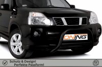Frontbügel mit Querstreben für Nissan X-Trail T31 2010-2014 SCHWARZ 70mm Gutachten