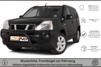Frontbügel mit Querstreben für Nissan X-Trail T31 2010-2014 SCHWARZ 70mm Gutachten