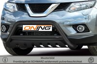 Frontbügel mit Unterfahrschutz für Nissan X-Trail T32 2014-2017 SCHWARZ 70mm Gutachten