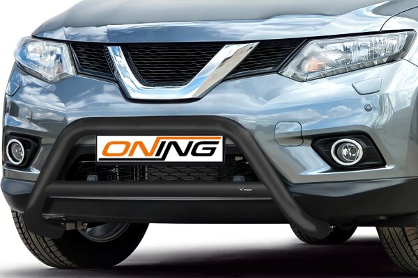 Frontbügel mit Querstreben für Nissan X-Trail T32 2014-2017 SCHWARZ 70mm Gutachten