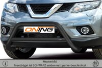 Frontbügel mit Querstreben für Nissan X-Trail T32 2014-2017 SCHWARZ 70mm Gutachten