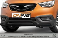 Frontbügel für Opel Crossland X 2017-2020 SCHWARZ 60mm breit Frontschutzbügel Gutachten