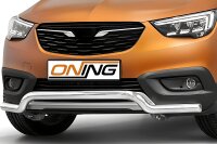 Frontbügel für Opel Crossland X 2017-2020 60mm...