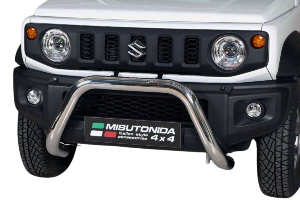 Frontbügel für Suzuki Jimny GJ Hj ab 2018 76mm mit Gutachten Edelstahl