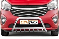 Frontbügel mit Unterbodenschutz für Opel Vivaro...
