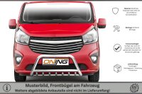 Frontbügel mit Unterbodenschutz für Opel Vivaro B 2014-2019 60mm Edelstahl Gutachten