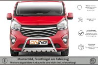 Frontbügel mit Unterfahrschutz für Opel Vivaro B 2014-2019 60mm Edelstahl Gutachten