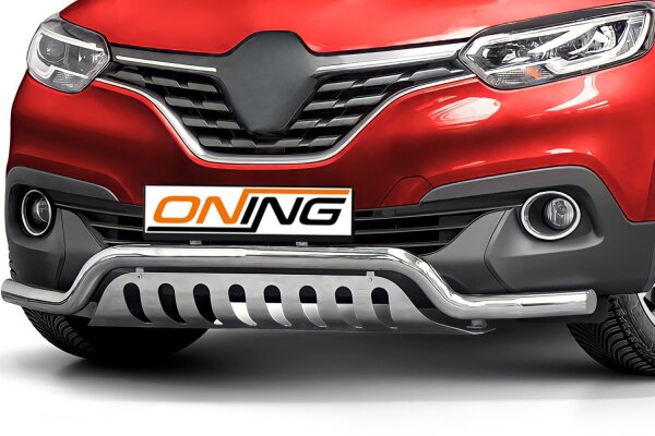 Frontbügel mit Unterbodenschutz für Renault Kadjar 2016-2018 60mm breit Gutachten