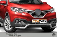 Frontbügel für Renault Kadjar 2016-2018 60mm breit Frontschutzbügel Bullbal Gutachten