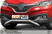 Frontbügel schmaler Frontbügel für Renault Kadjar 2016-2018 60mm Gutachten