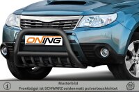 Frontbügel mit Unterbodenschutz für Subaru Forester SH 2008-2013 SCHWARZ 70mm Gutachten