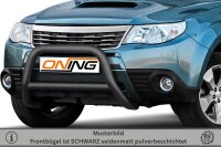 Frontbügel mit Querstreben für Subaru Forester SH 2008-2013 SCHWARZ 70mm Gutachten
