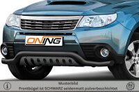 Frontbügel mit Unterfahrschutz für Subaru Forester SH 2008-2013 SCHWARZ 70mm breit