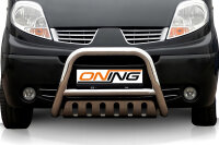 Frontbügel mit Unterfahrschutz für Renault Trafic II 2001-2014 70mm Gutachten