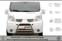 Frontbügel mit Unterfahrschutz für Renault Trafic II 2001-2014 70mm Gutachten