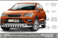 Frontbügel mit Unterfahrschutz für Seat Ateca 2016-2020 60mm breit Edelstahl Gutachten